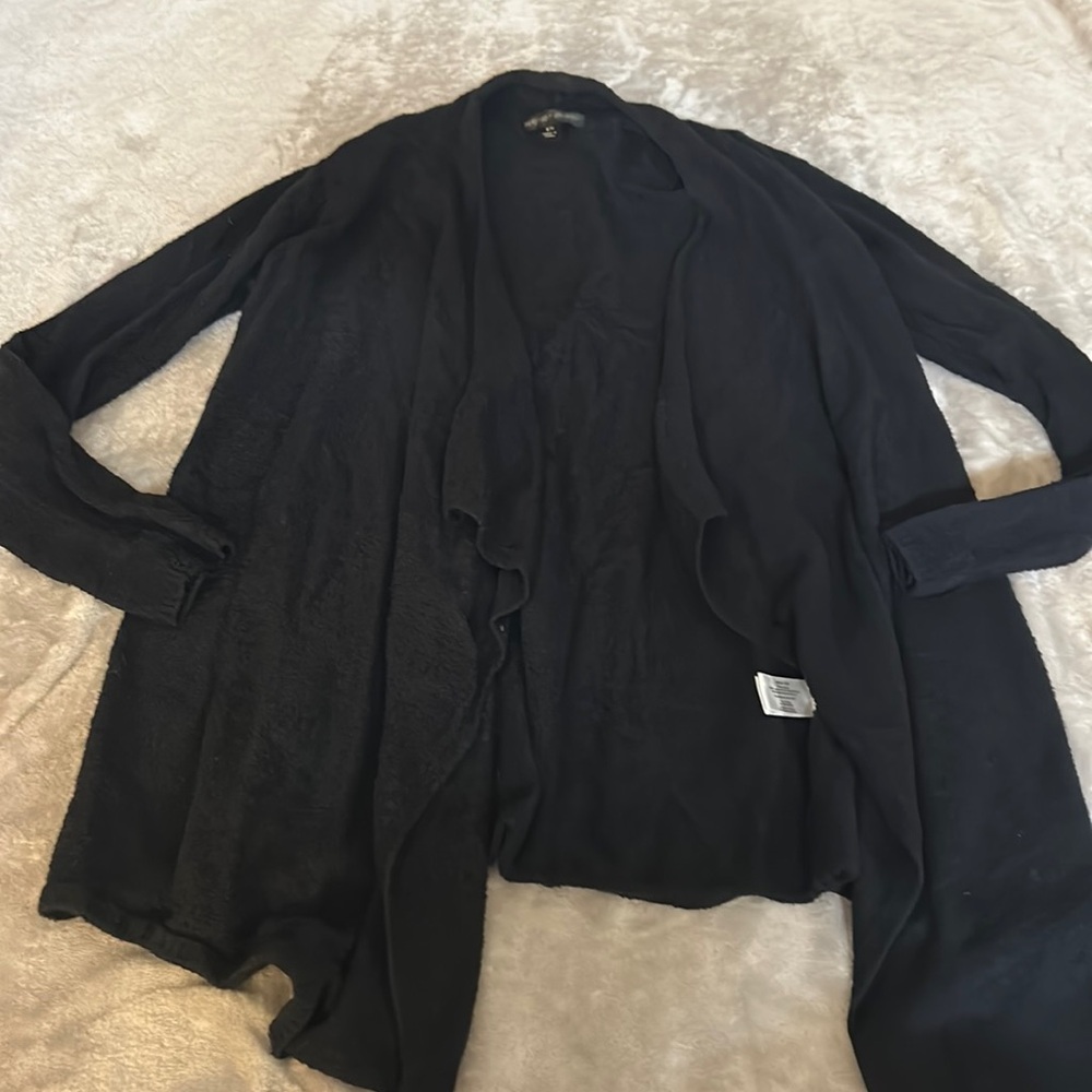 Barefoot dreams cozy chic hi/low bamboo cardigan